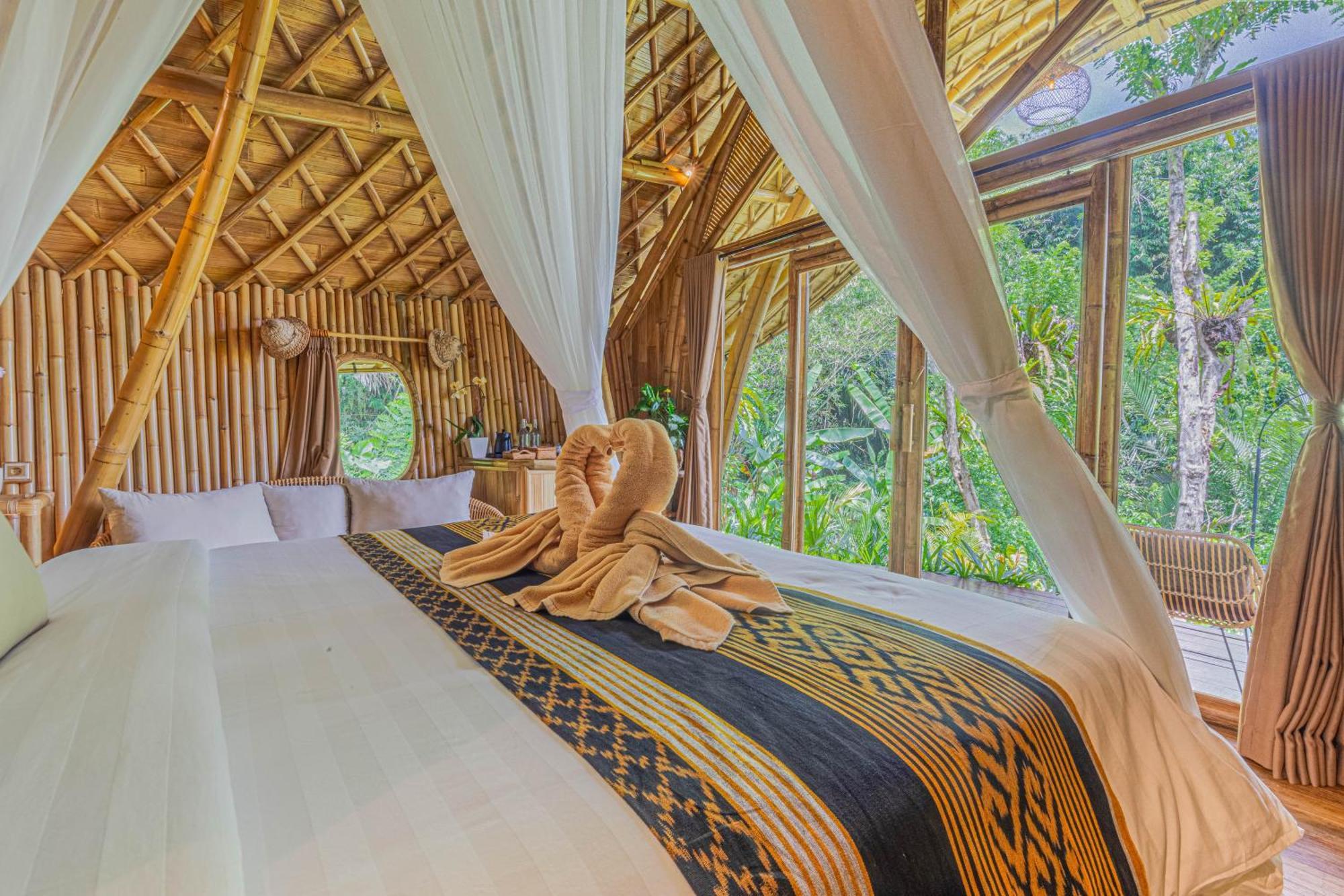 Arcada Bali Bamboo House Villa Sidemen  Eksteriør bilde