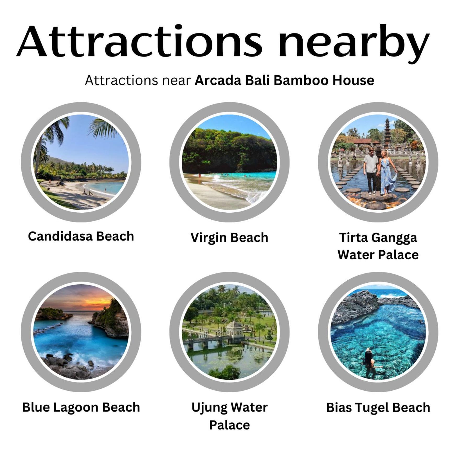 Arcada Bali Bamboo House Villa Sidemen  Eksteriør bilde