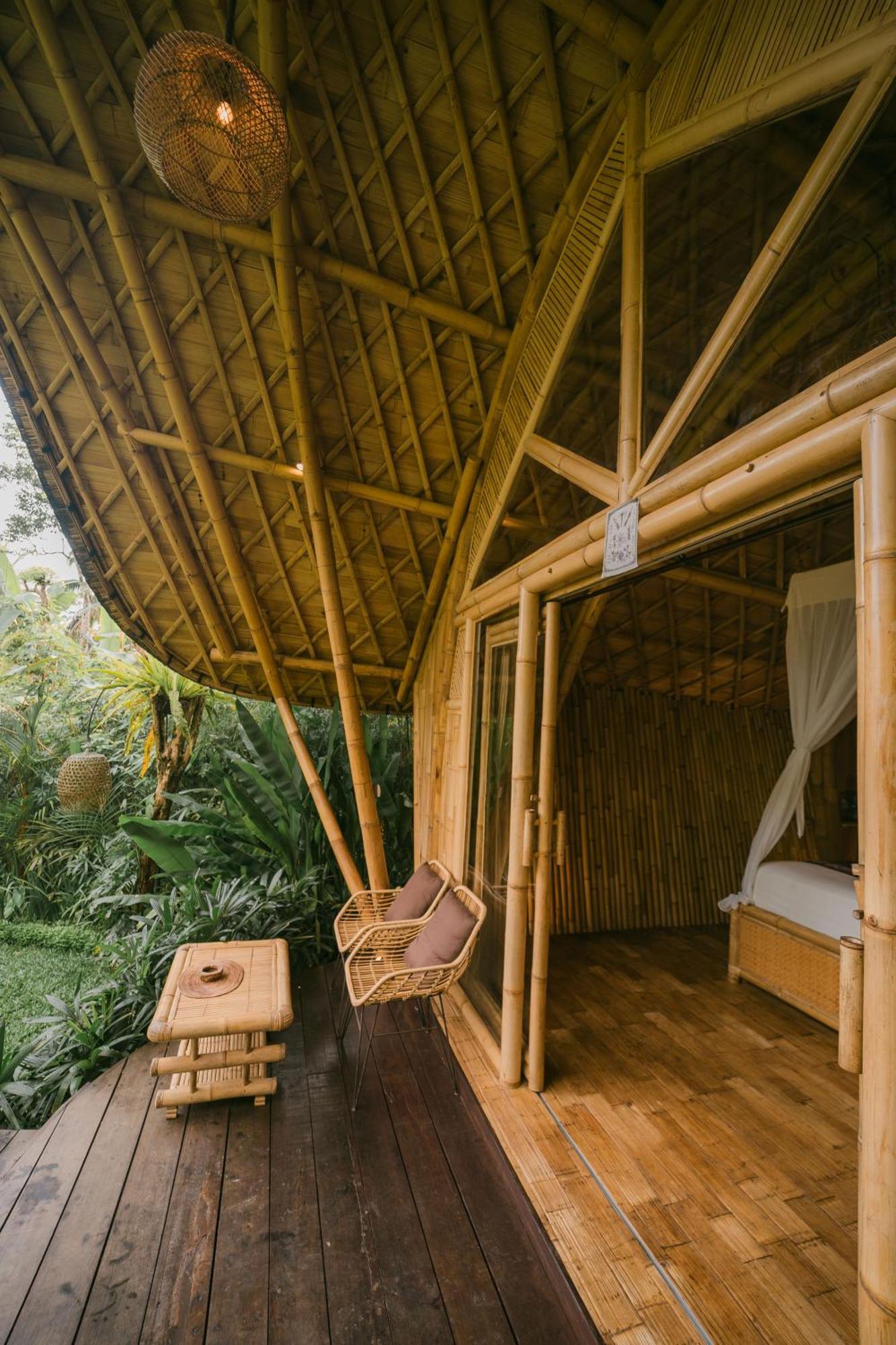 Arcada Bali Bamboo House Villa Sidemen  Eksteriør bilde
