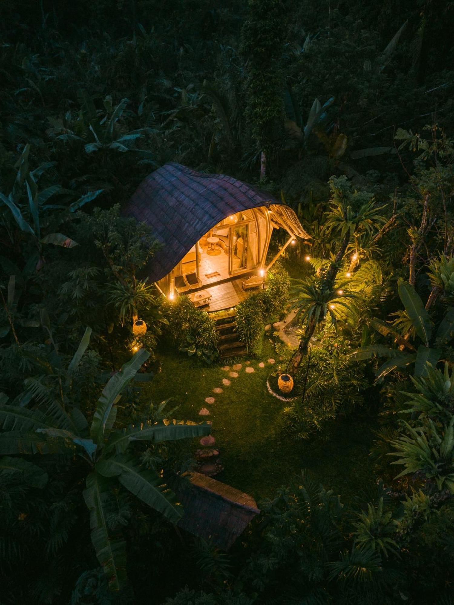 Arcada Bali Bamboo House Villa Sidemen  Eksteriør bilde