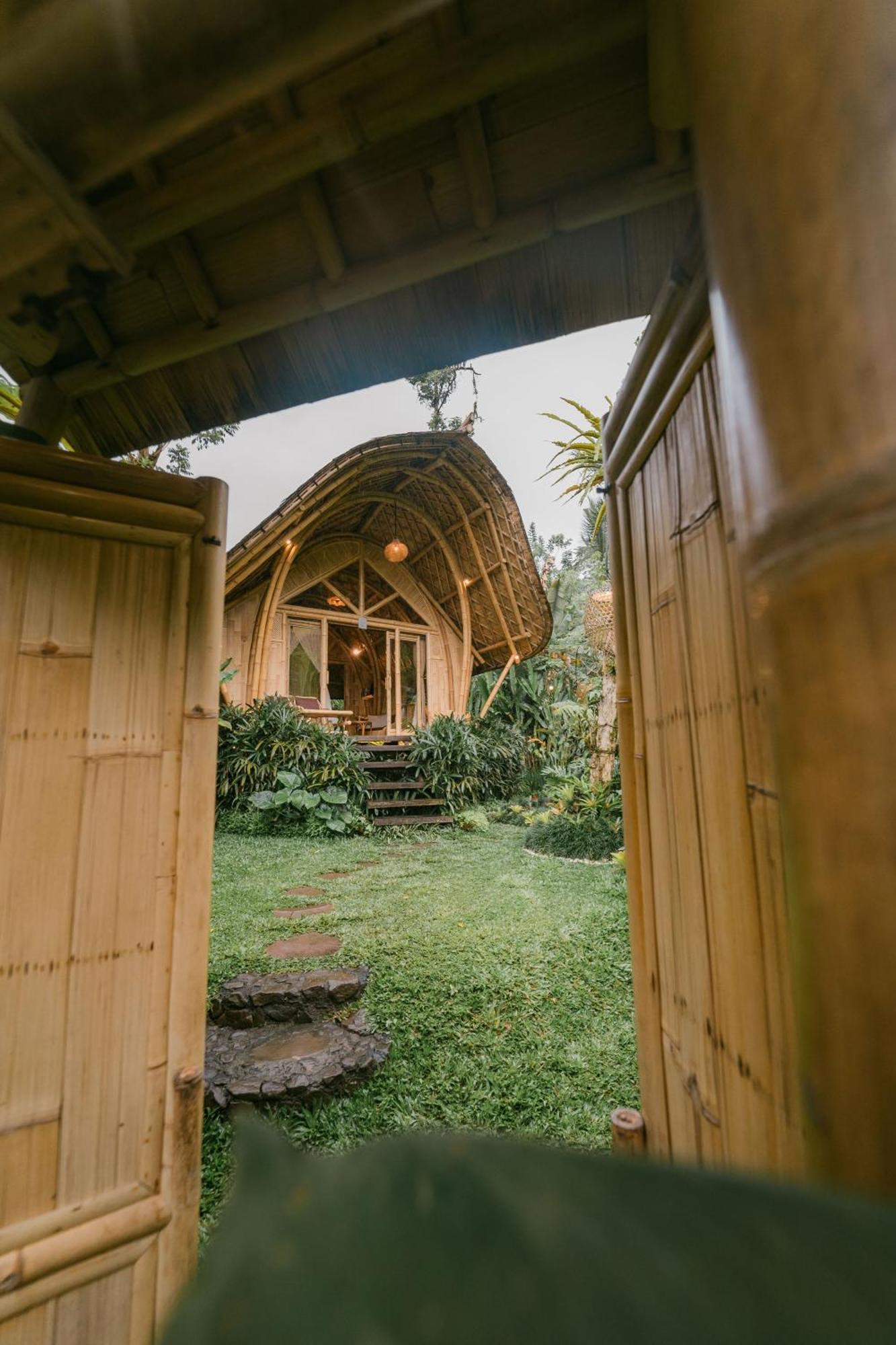 Arcada Bali Bamboo House Villa Sidemen  Eksteriør bilde