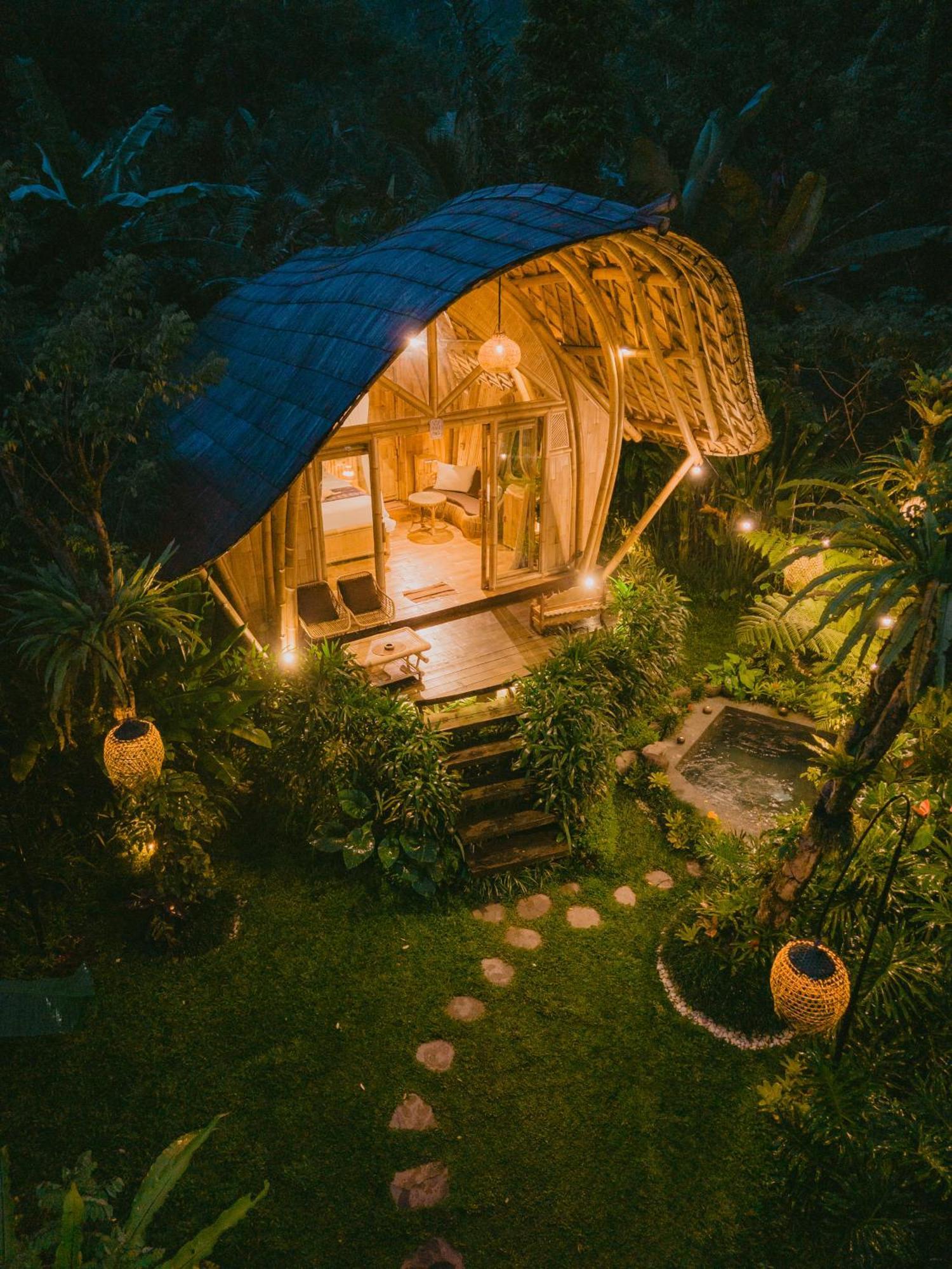 Arcada Bali Bamboo House Villa Sidemen  Eksteriør bilde