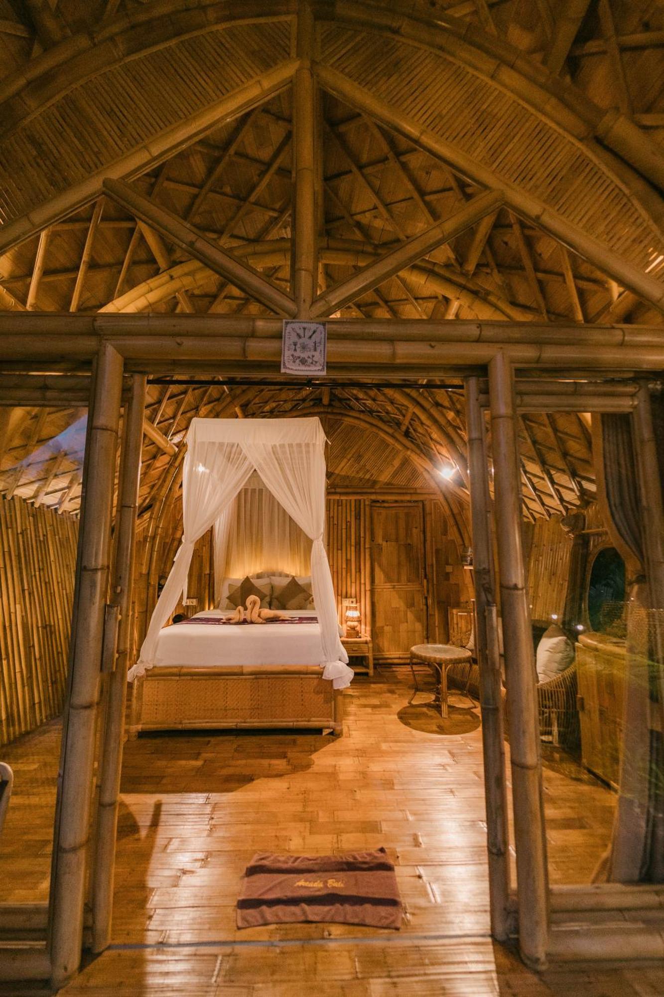 Arcada Bali Bamboo House Villa Sidemen  Eksteriør bilde