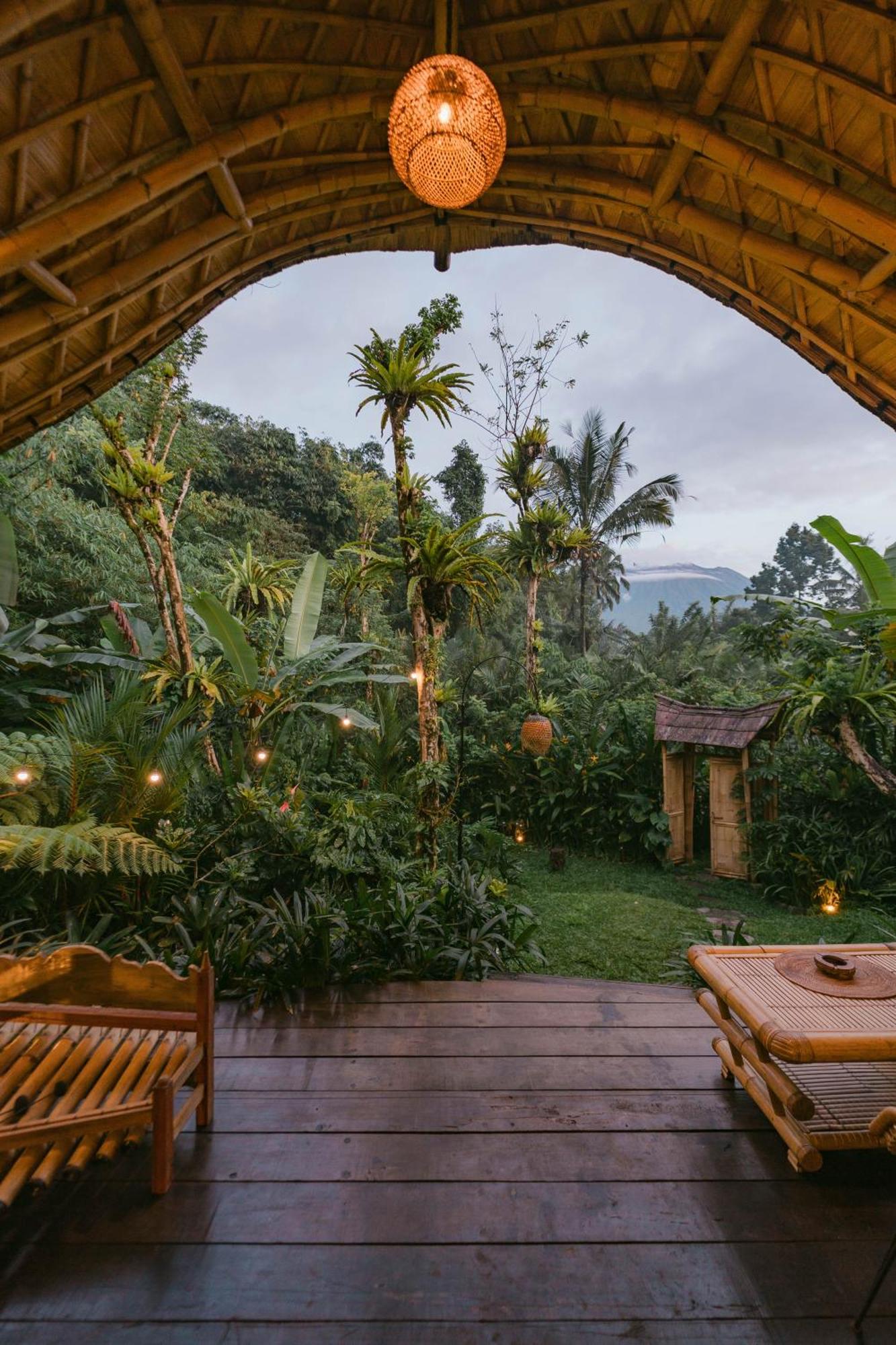 Arcada Bali Bamboo House Villa Sidemen  Eksteriør bilde