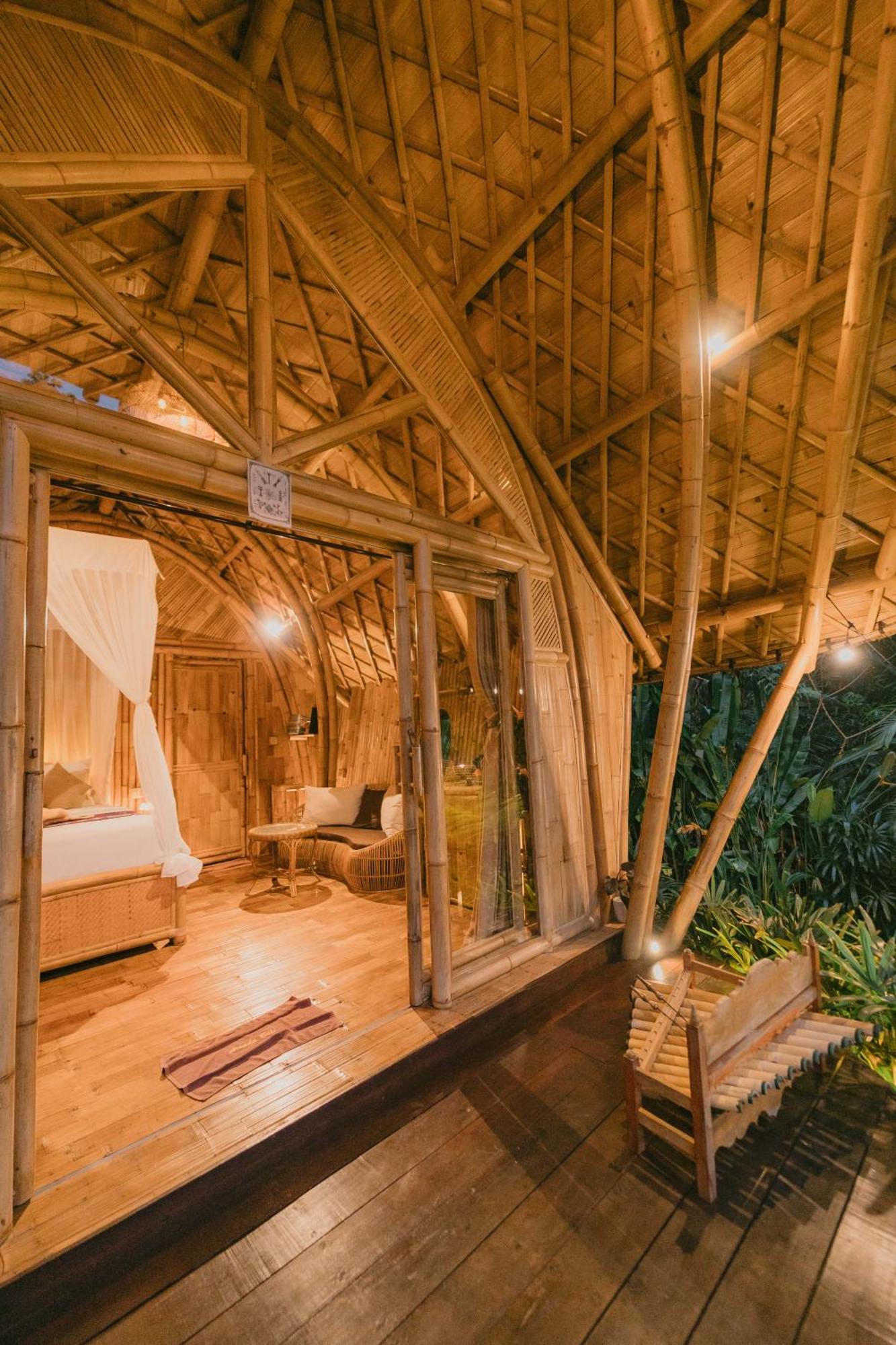 Arcada Bali Bamboo House Villa Sidemen  Eksteriør bilde
