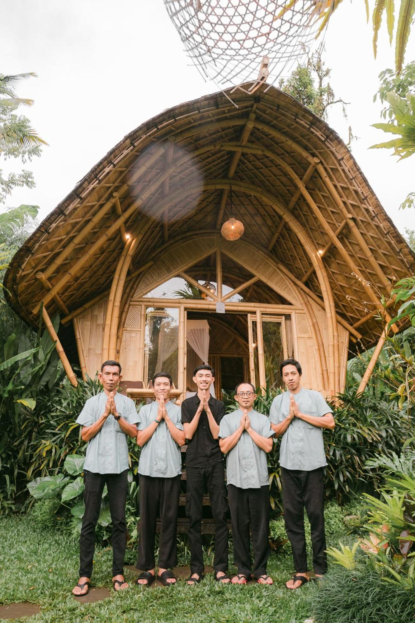 Arcada Bali Bamboo House Villa Sidemen  Eksteriør bilde
