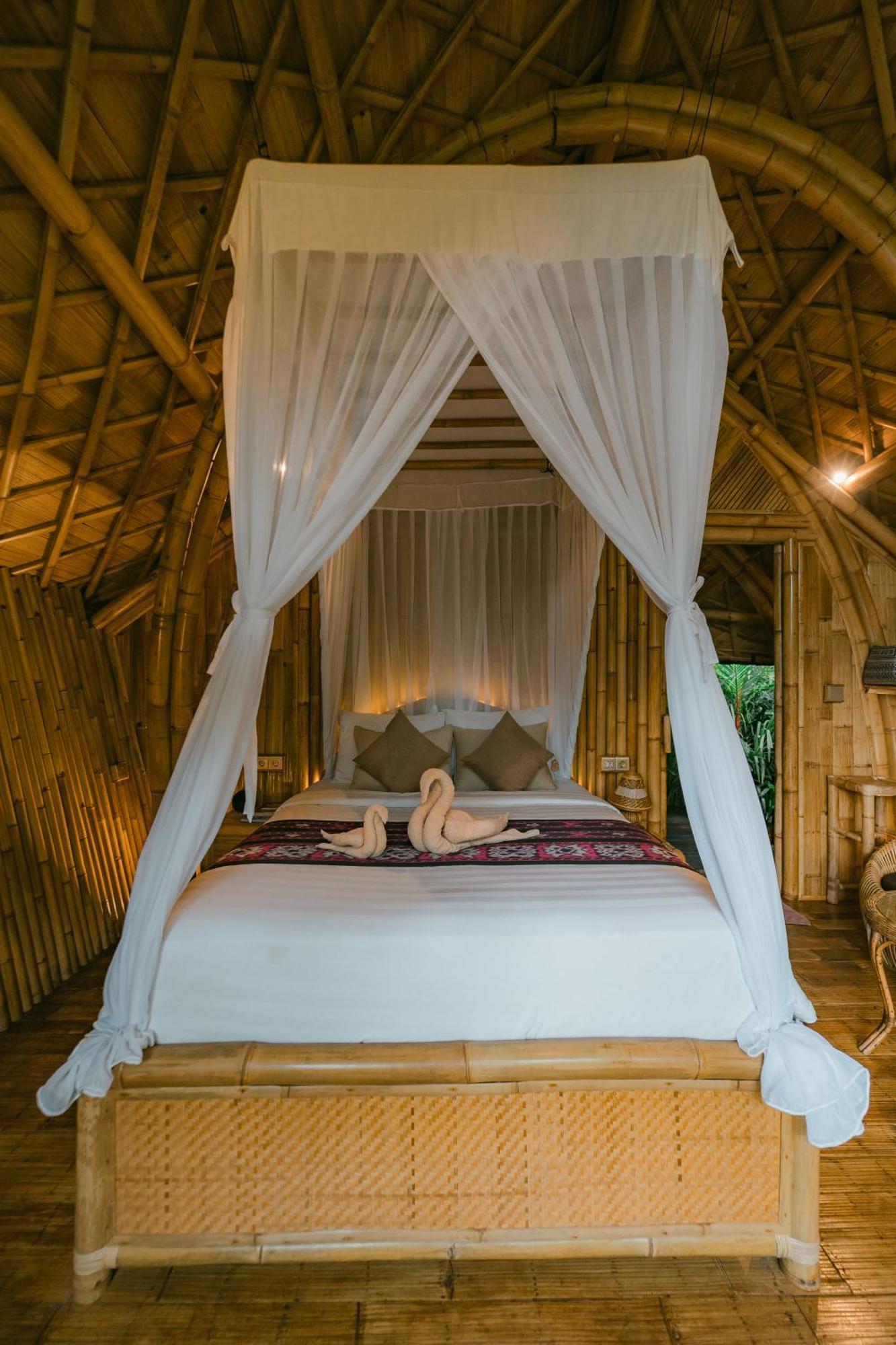 Arcada Bali Bamboo House Villa Sidemen  Eksteriør bilde