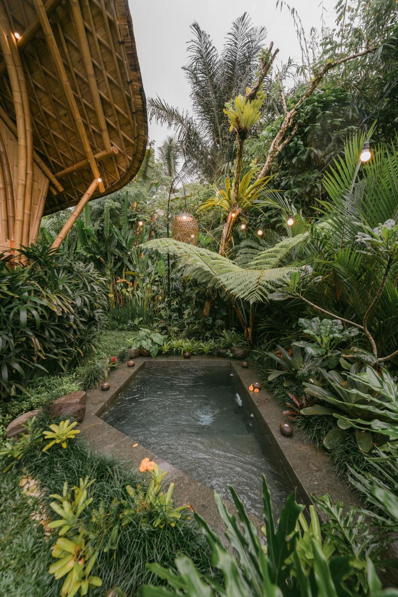 Arcada Bali Bamboo House Villa Sidemen  Eksteriør bilde