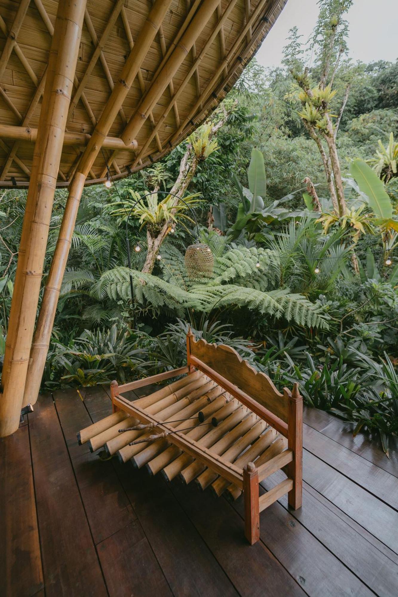 Arcada Bali Bamboo House Villa Sidemen  Eksteriør bilde