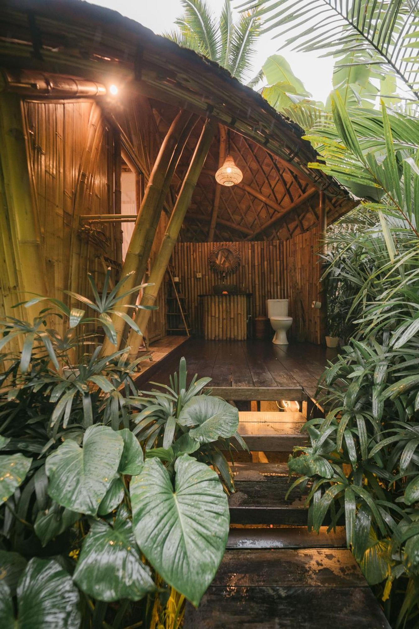Arcada Bali Bamboo House Villa Sidemen  Eksteriør bilde