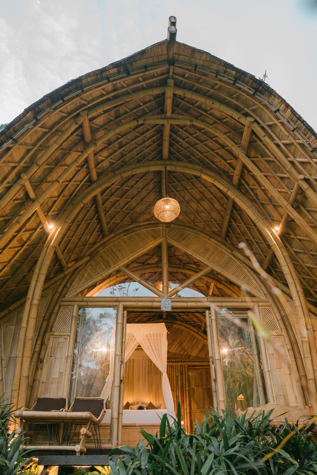 Arcada Bali Bamboo House Villa Sidemen  Eksteriør bilde