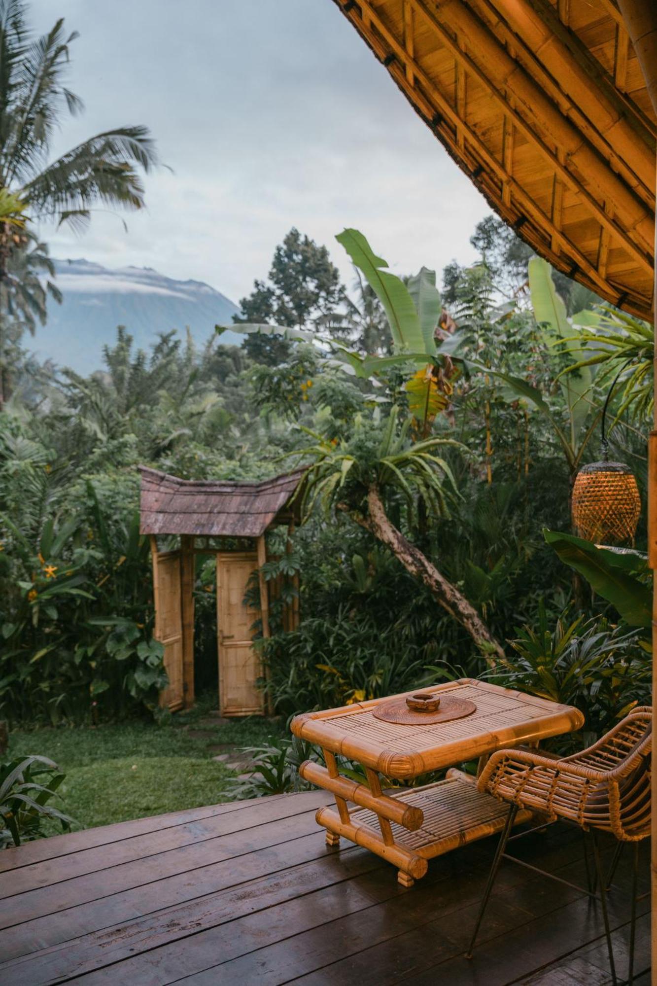 Arcada Bali Bamboo House Villa Sidemen  Eksteriør bilde
