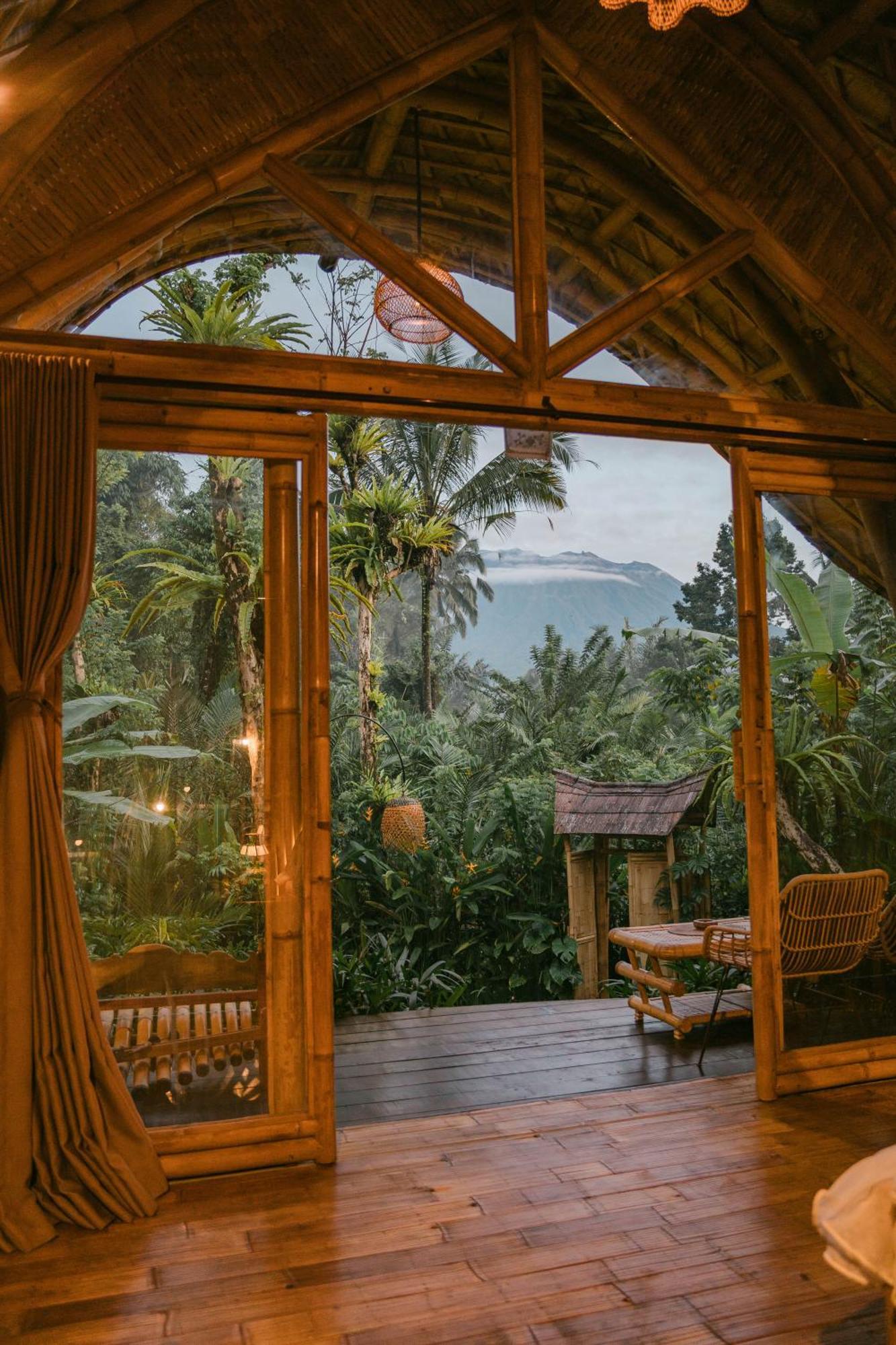 Arcada Bali Bamboo House Villa Sidemen  Eksteriør bilde