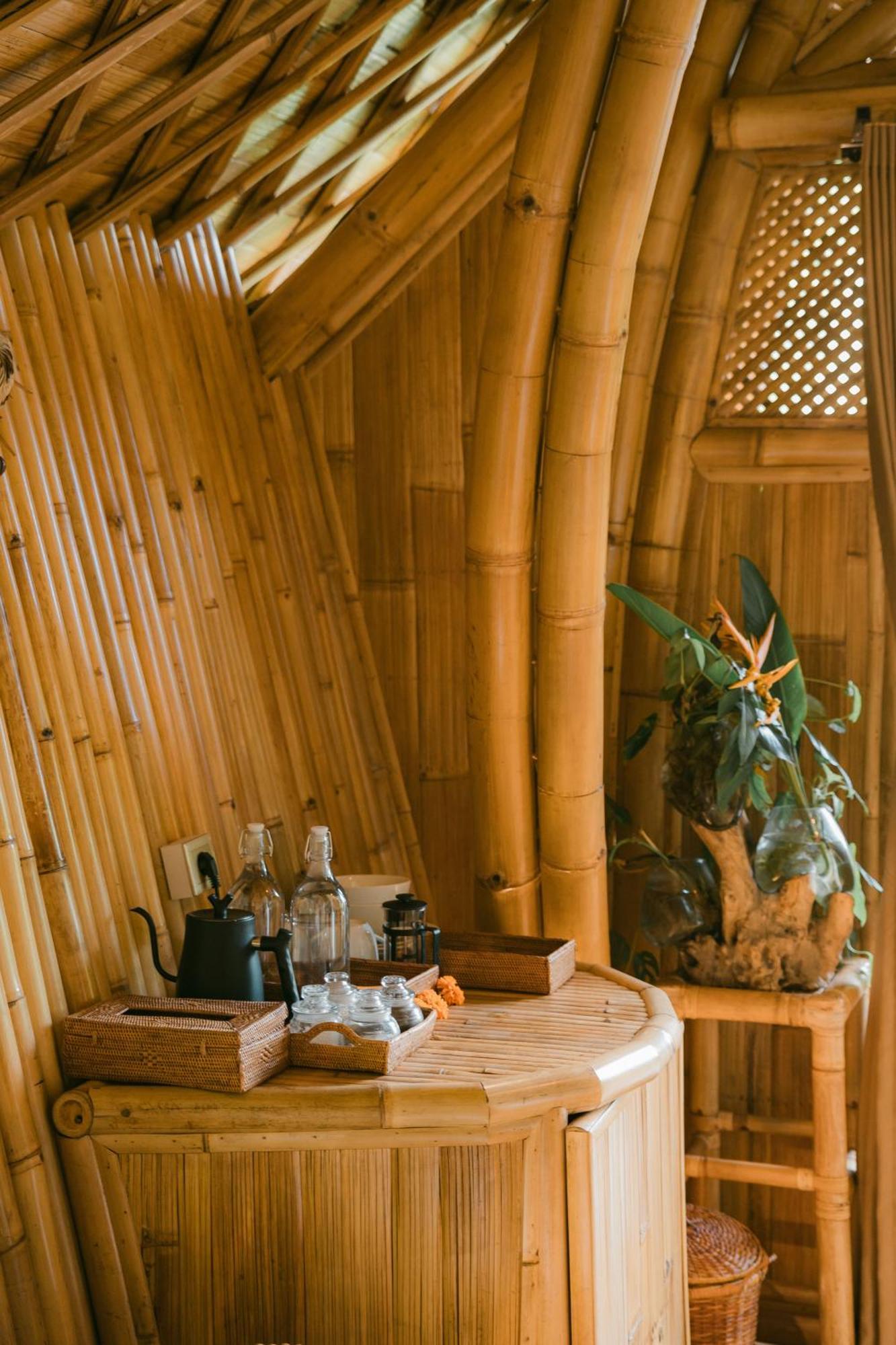 Arcada Bali Bamboo House Villa Sidemen  Eksteriør bilde