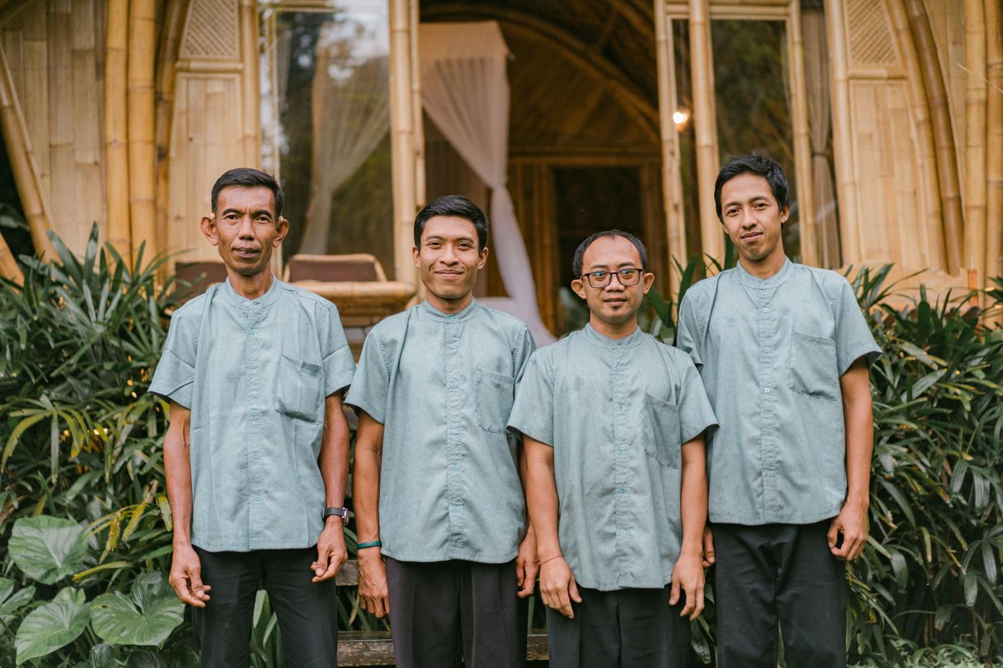 Arcada Bali Bamboo House Villa Sidemen  Eksteriør bilde