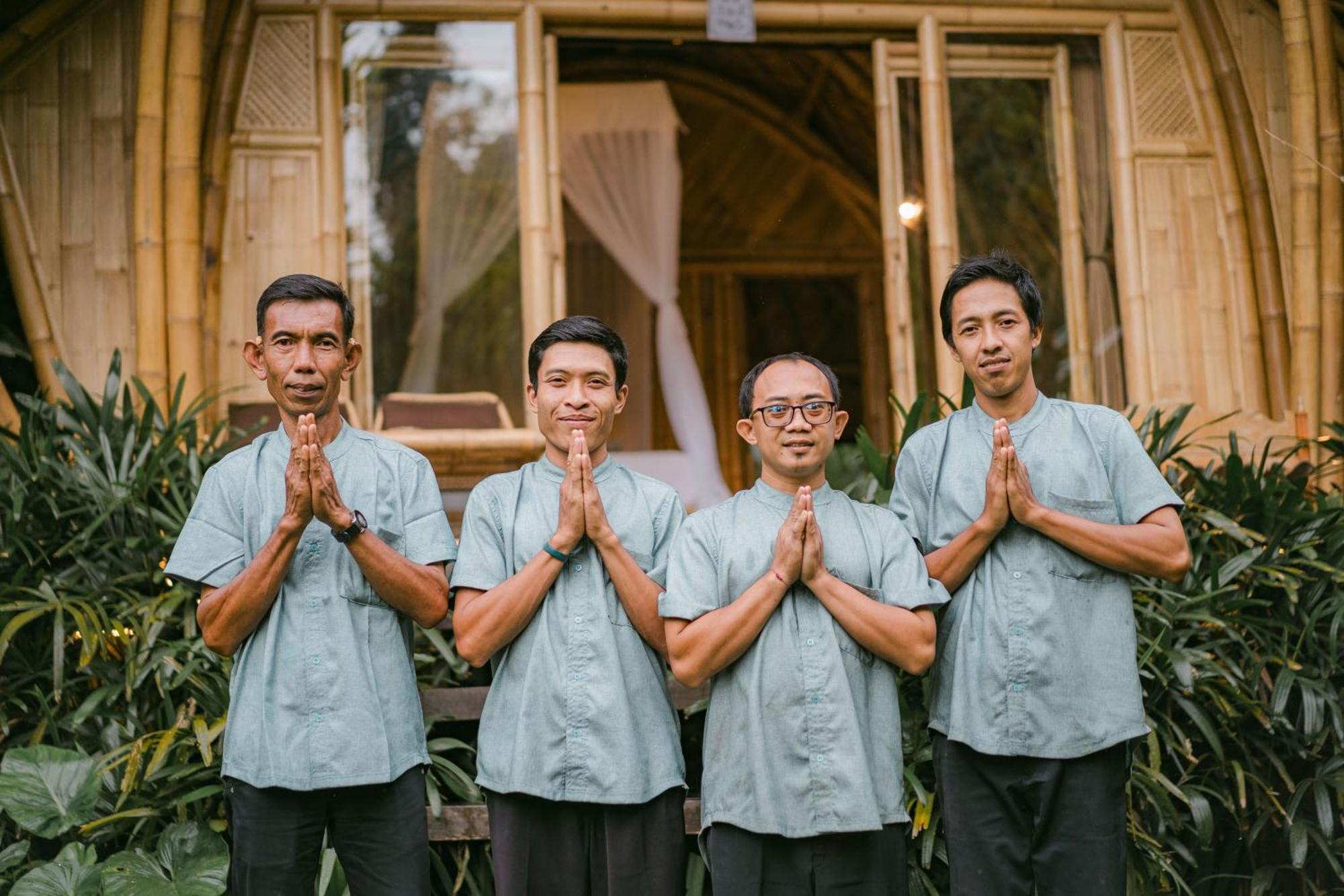 Arcada Bali Bamboo House Villa Sidemen  Eksteriør bilde