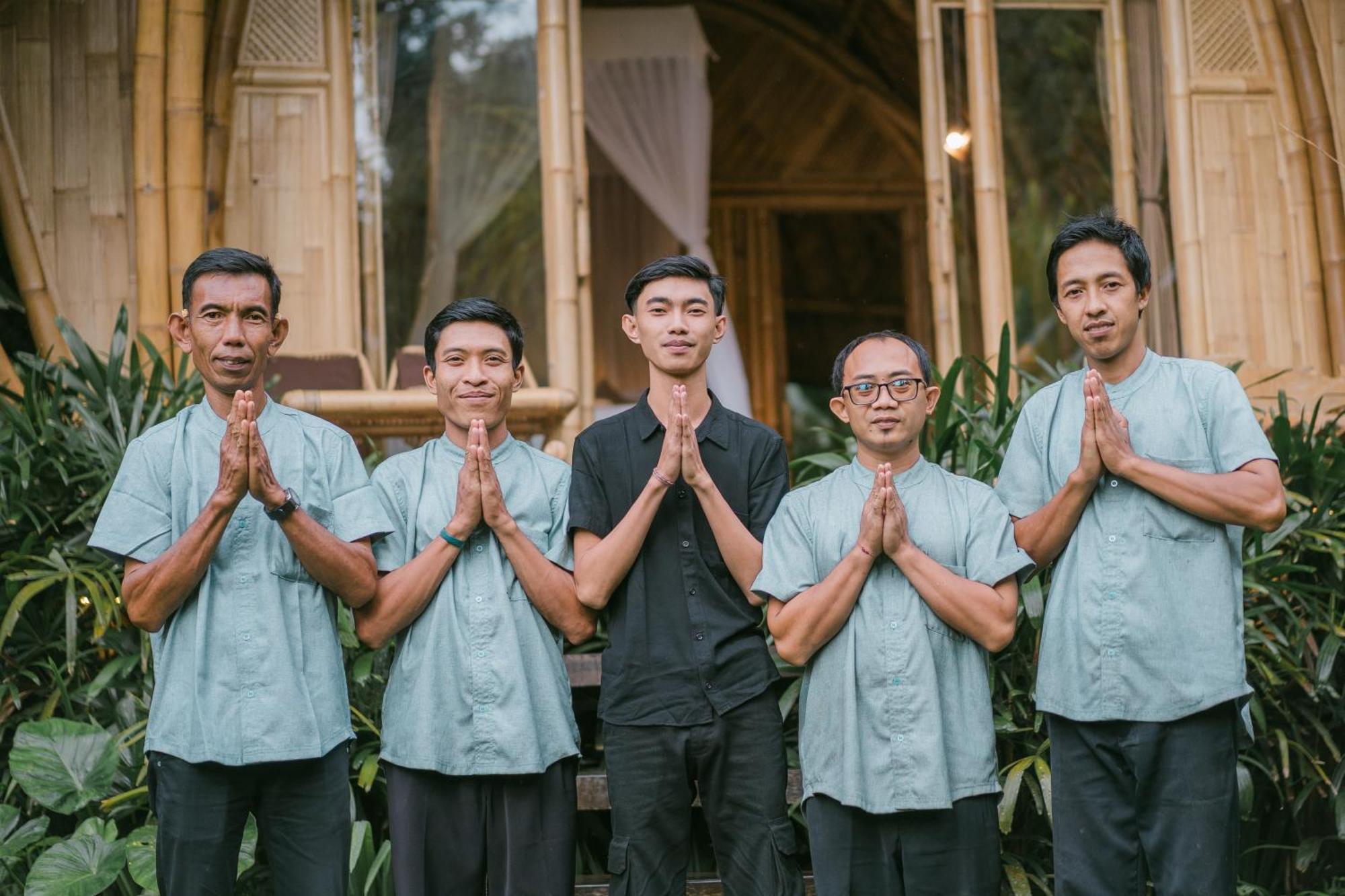 Arcada Bali Bamboo House Villa Sidemen  Eksteriør bilde